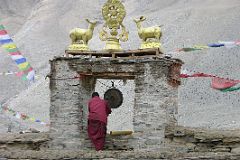 07 Rongbuk Monastery 2 Rongbuk Monastery Dharma Wheel.JPG